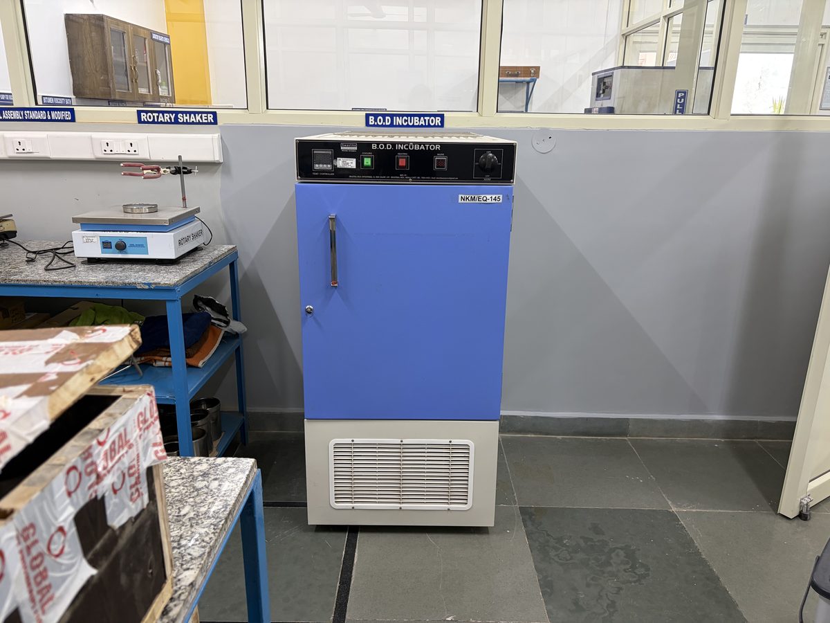 BOD Incubator — view 2 — NKMPV NABL lab, Pinjore