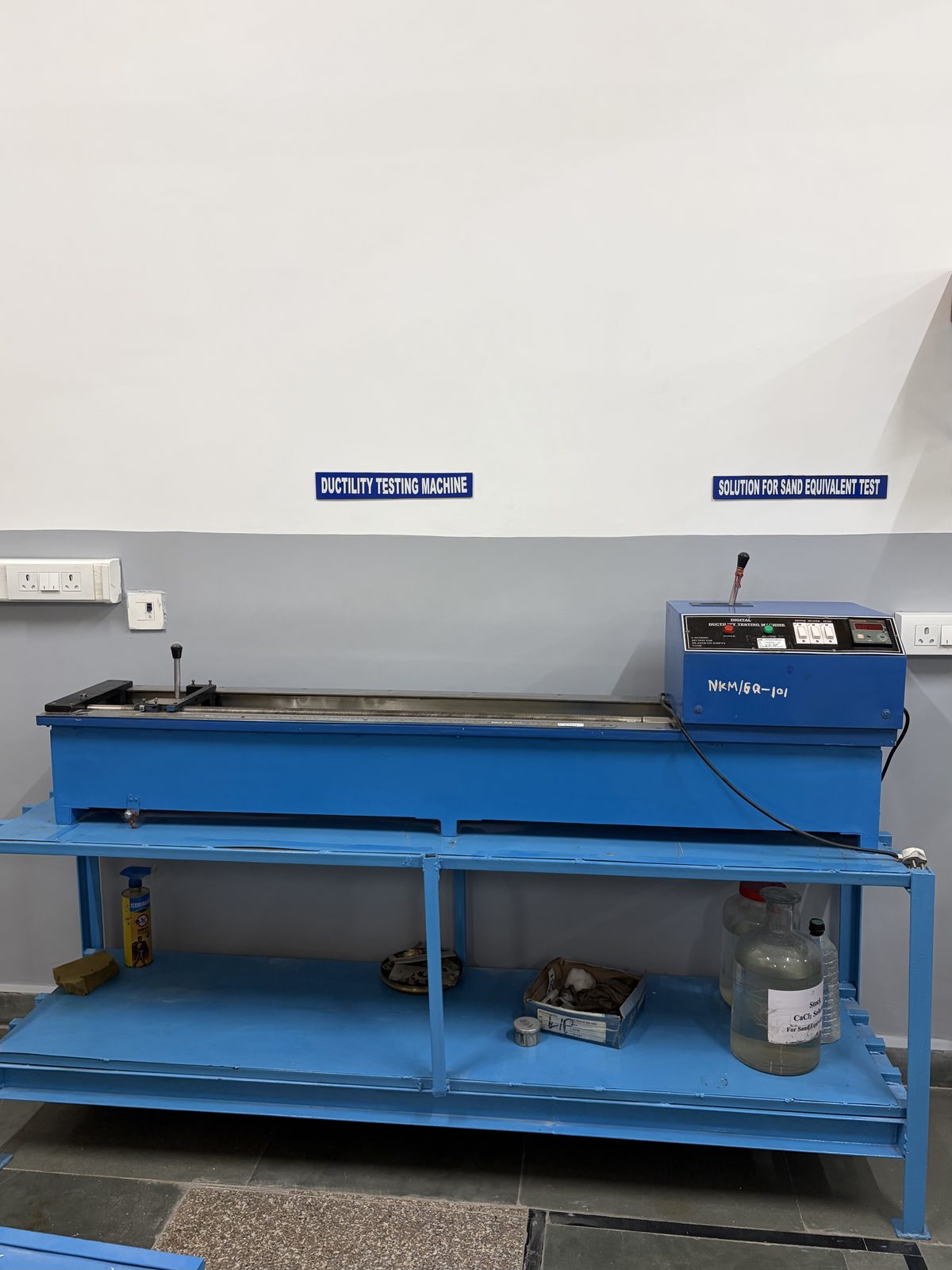 Ductility Testing Machine — view 2 — NKMPV NABL lab, Pinjore
