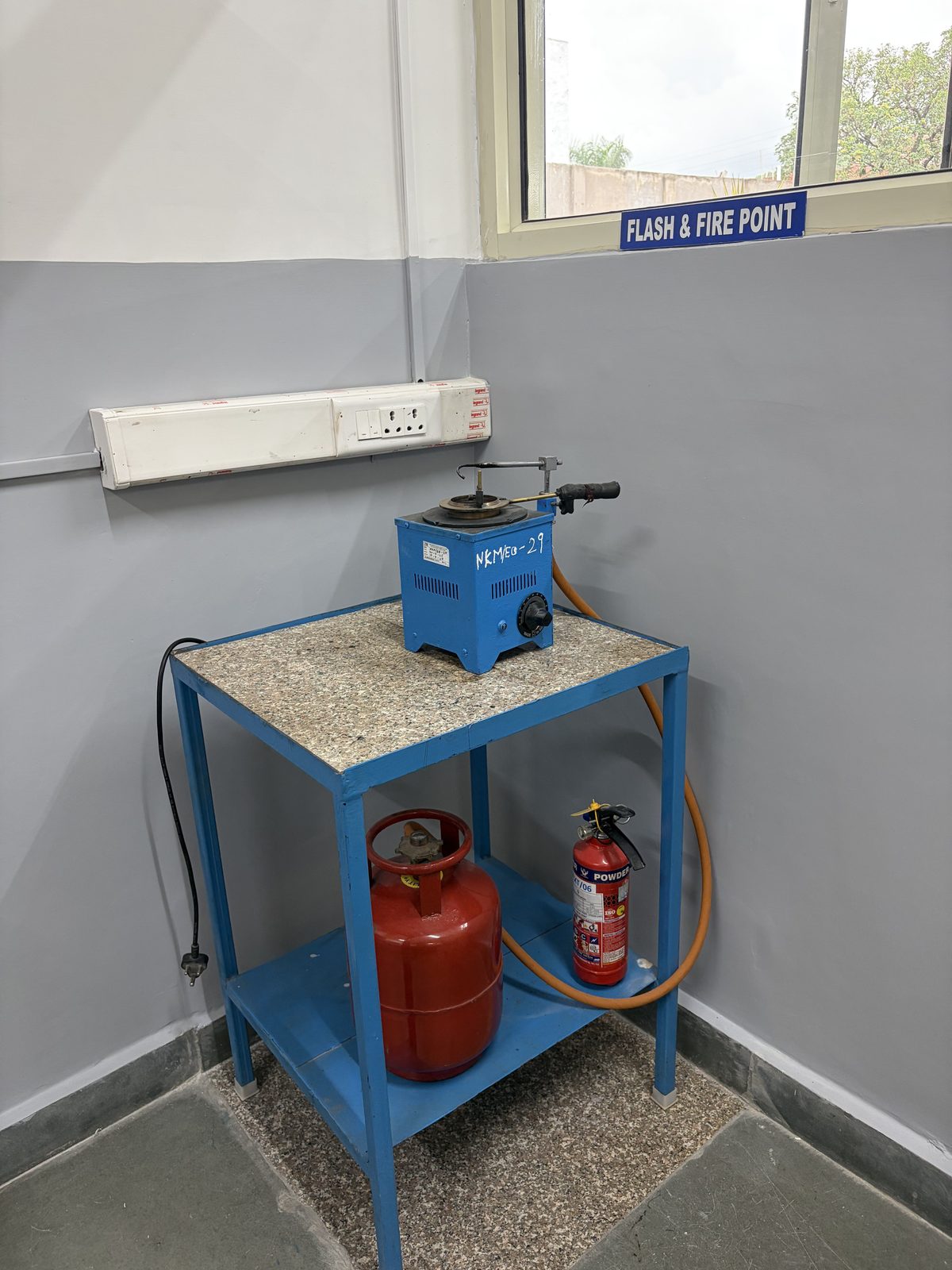 Flash & Fire Point Apparatus at the NKMPV NABL-accredited laboratory, Pinjore