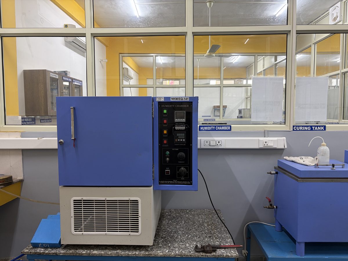 Humidity Chamber at the NKMPV NABL-accredited laboratory, Pinjore