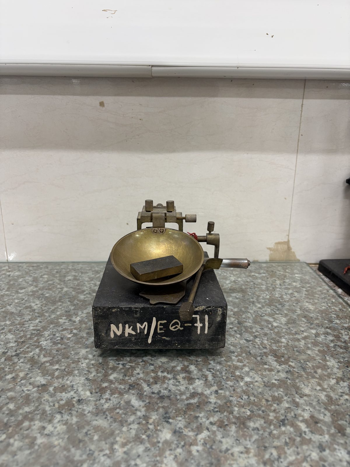 Liquid Limit Apparatus (Casagrande) at the NKMPV NABL-accredited laboratory, Pinjore