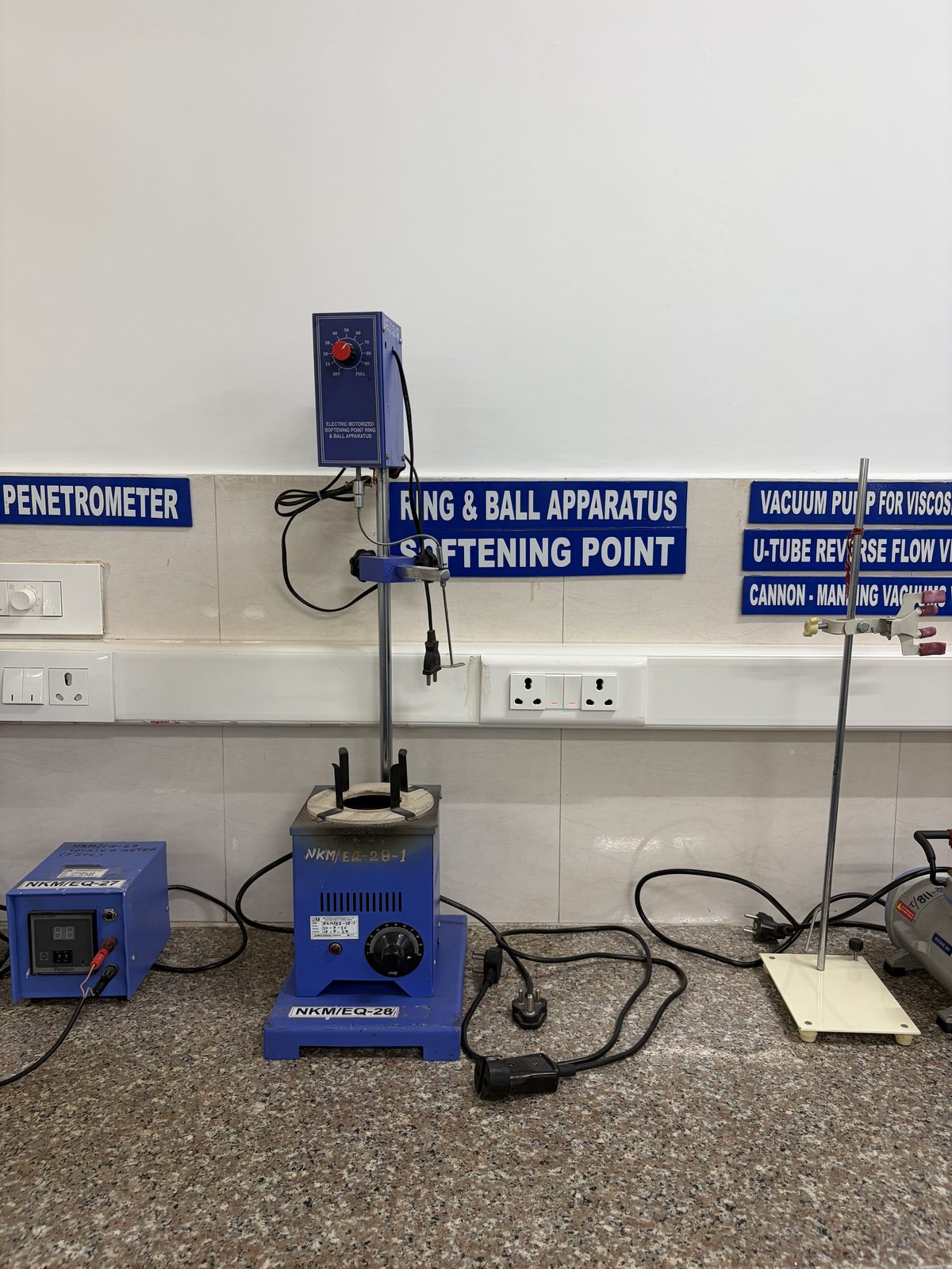 Ring & Ball Softening Point Apparatus at the NKMPV NABL-accredited laboratory, Pinjore