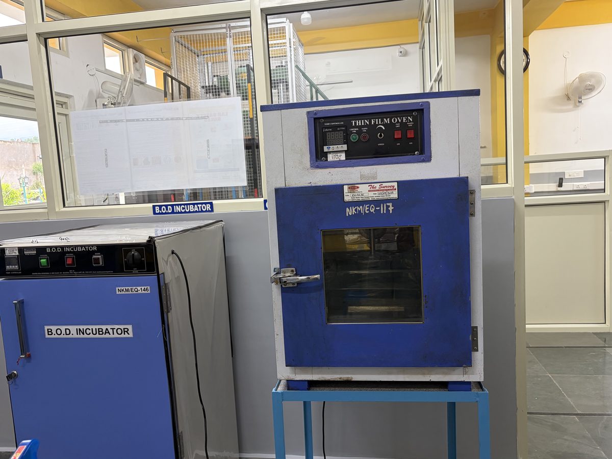 Thin Film Oven — view 2 — NKMPV NABL lab, Pinjore
