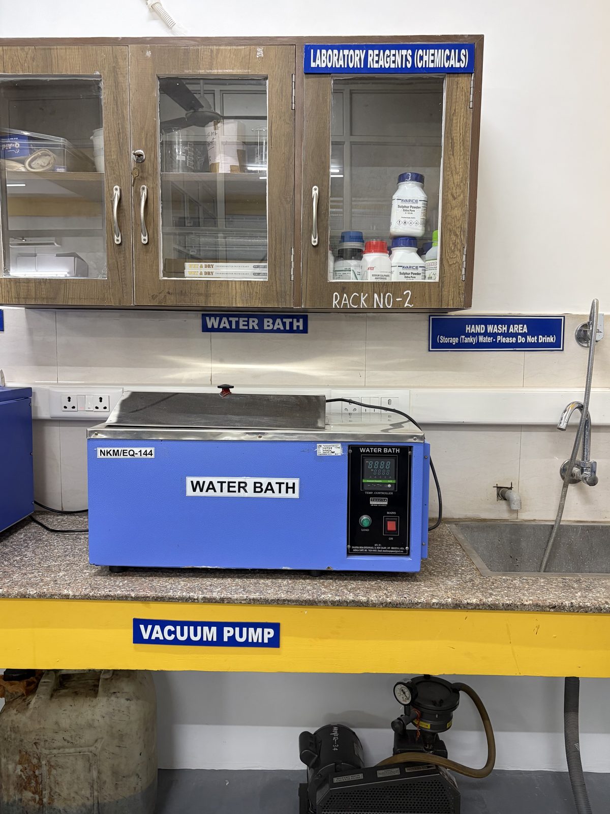 Thermostatic Water Bath — view 2 — NKMPV NABL lab, Pinjore