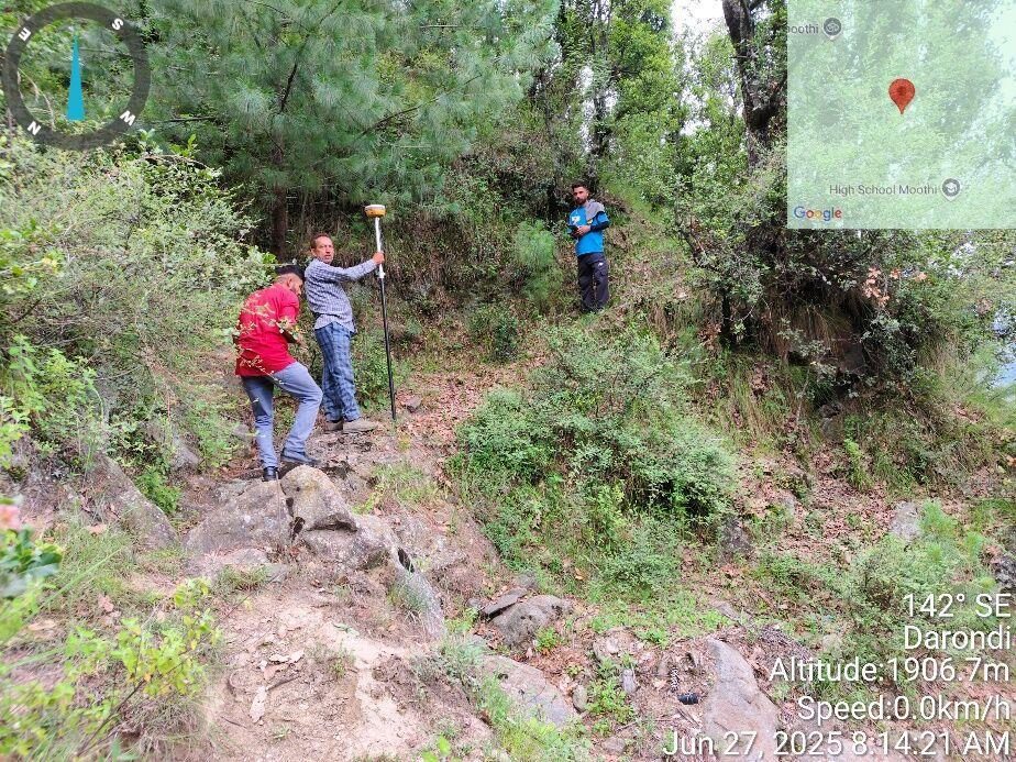 DGPS Survey — New Alignment J&K (Phase 1) — site photograph