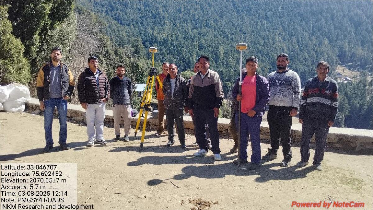 DGPS Survey — New Alignment J&K (Phase 2)