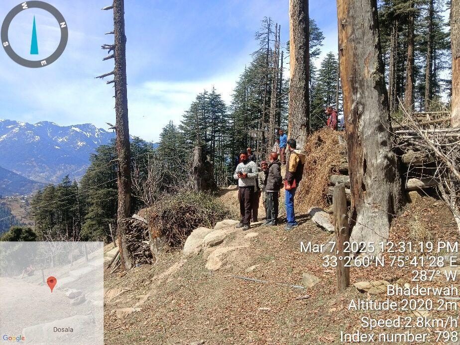 DGPS Survey — New Alignment J&K (Phase 2) — site photograph