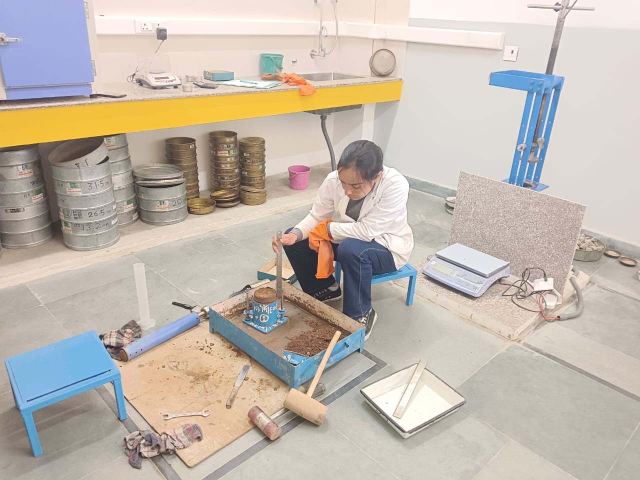 GSB and WMM mix design laboratory testing as per MoRTH Section 400