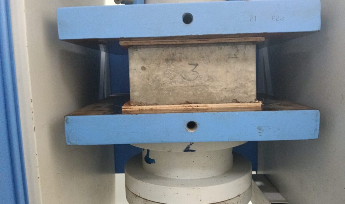 Test for Building, Infrastructureand Construction Materials 3 Paver block